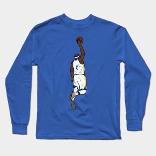 Demarcus Cousins Dunk - Golden State Warriors Long Sleeve T-Shirt